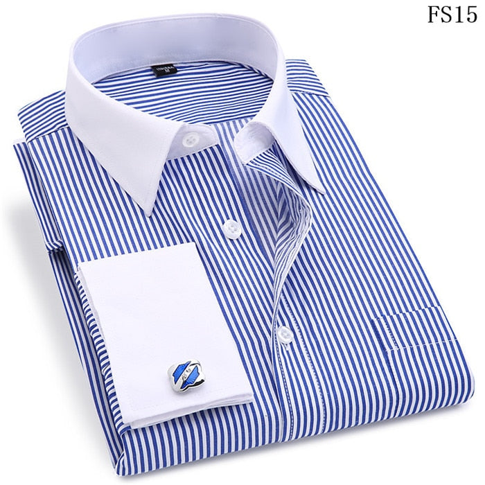 Men's French Cufflinks Dress Shirt