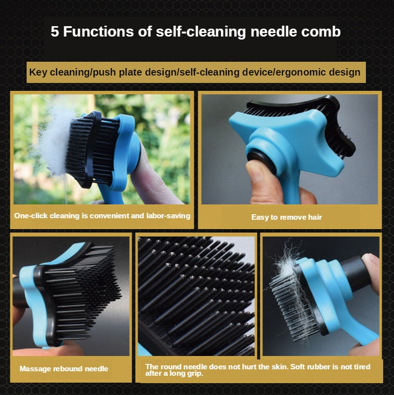 Pet Hair Comb Grooming Tool