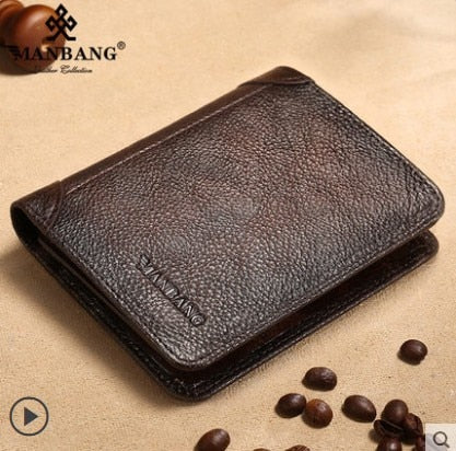 Genuine Leather Men's Wallet