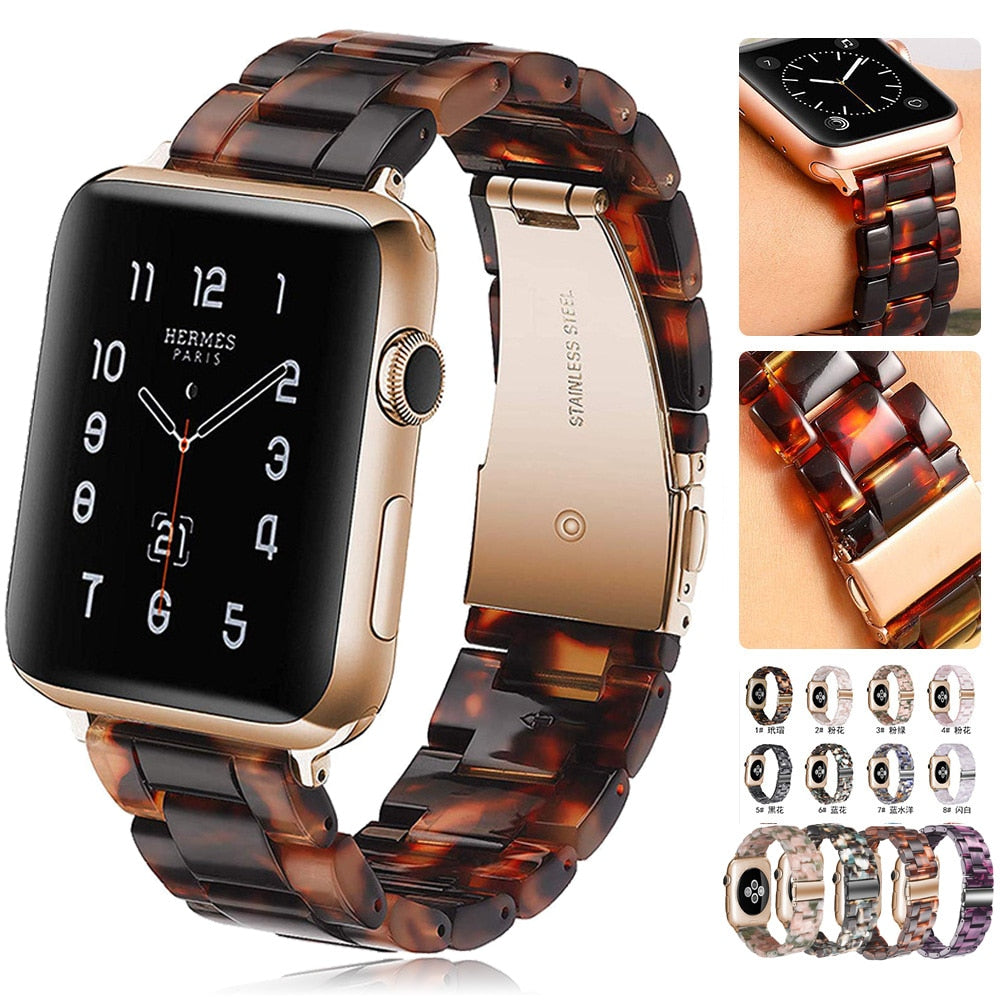Resin Watch Band for Apple Watch