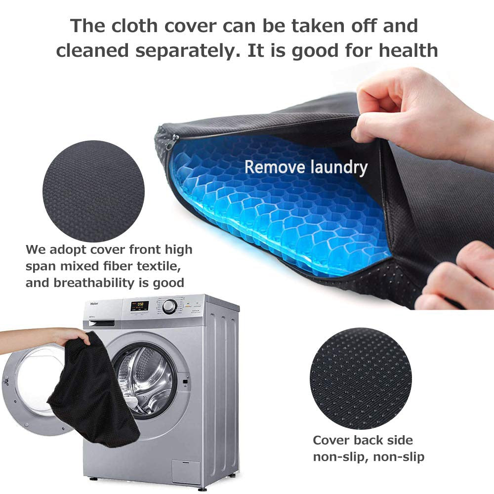 Breathable Bottm Cushion with Padded Gel