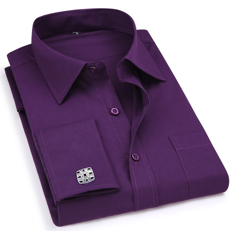 Men's French Cufflinks Dress Shirt