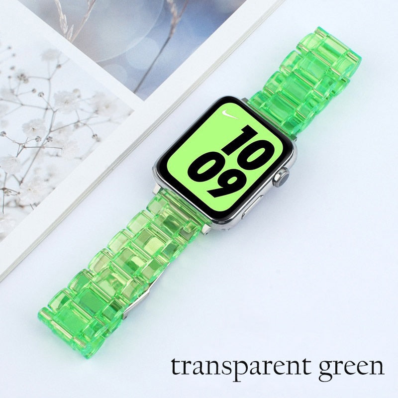 Resin Watch Band for Apple Watch