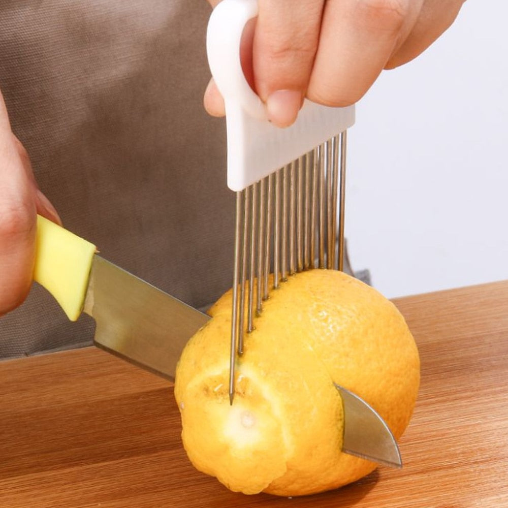 Stainless Steel Onion Cutting Holder