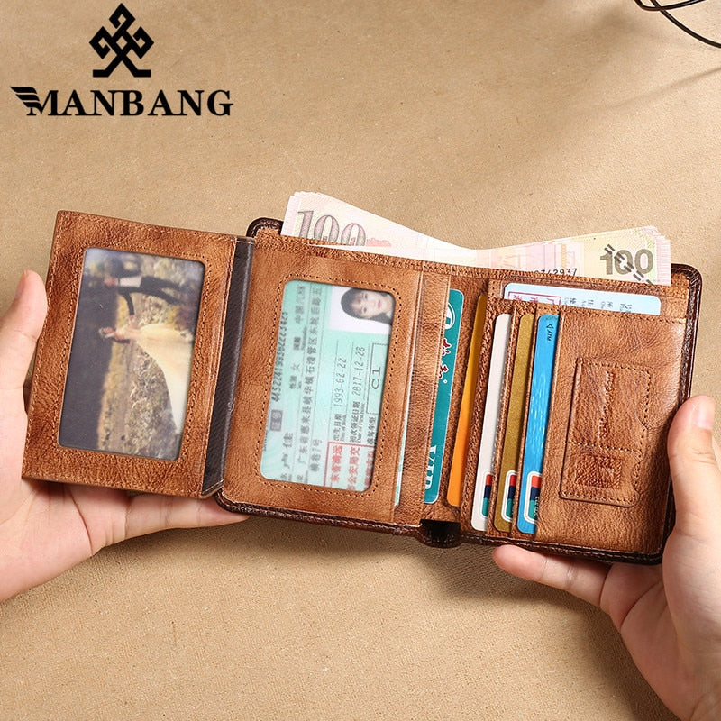 Genuine Leather Men's Wallet