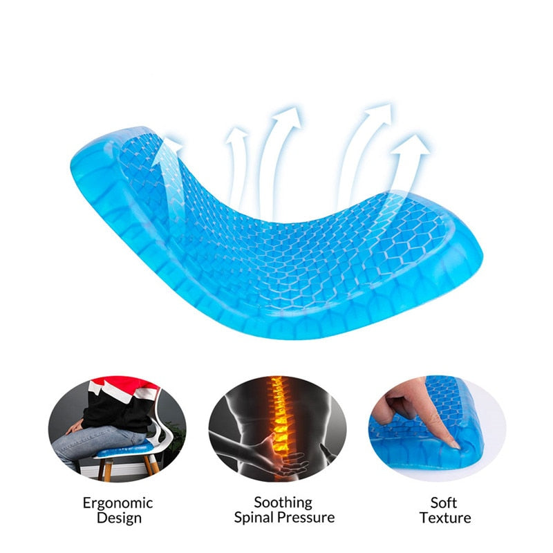 Breathable Bottm Cushion with Padded Gel