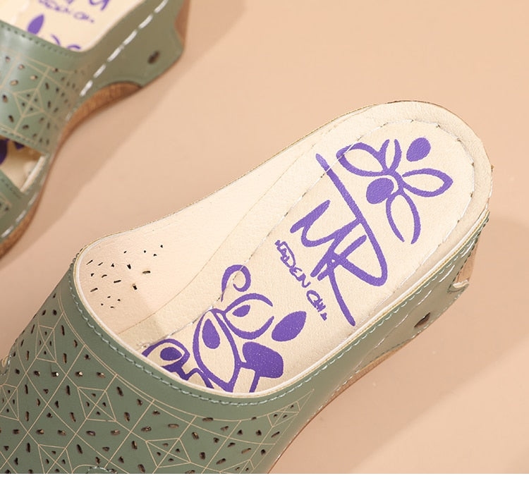 Women's Slip On Wedge Sandal