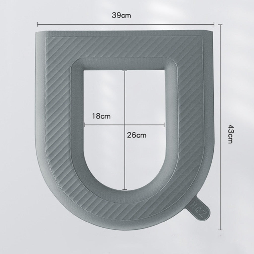 Waterpoof Washable Soft Toilet Seat Cover