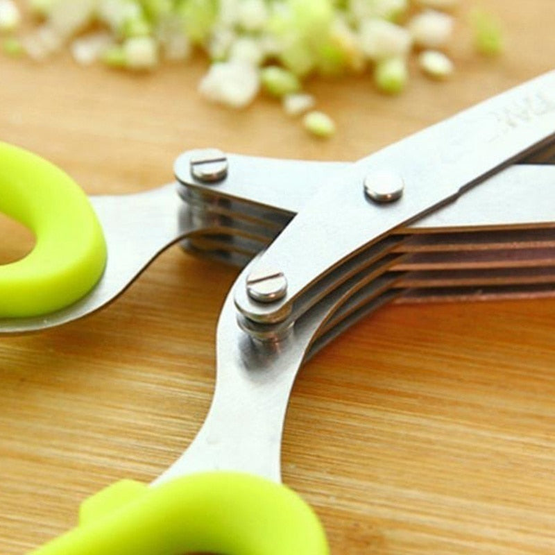Multifunctional Layered Stainless Steel Scissors