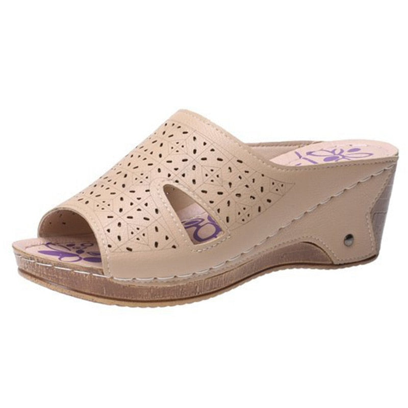 Women's Slip On Wedge Sandal