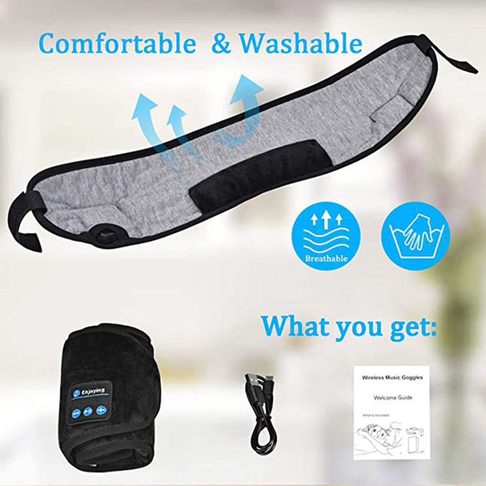 Sleep Eye Mask With Wireless Bluetooth Music