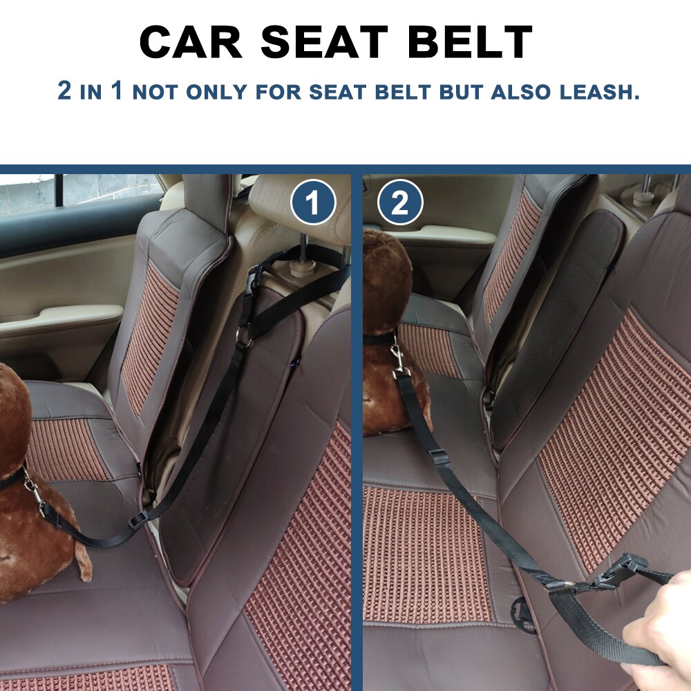 Two-in-one Pet Car Seat/Leash