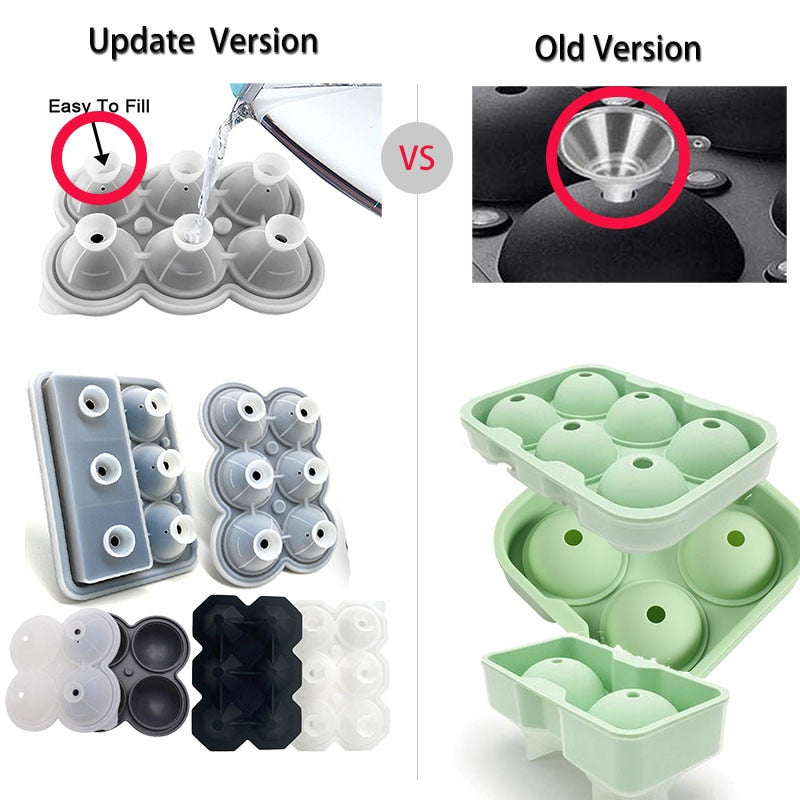 Reusable Sphere Silicone Ice Mold