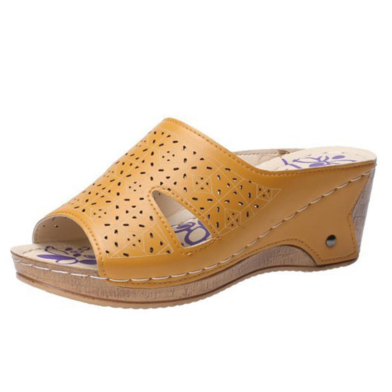 Women's Slip On Wedge Sandal