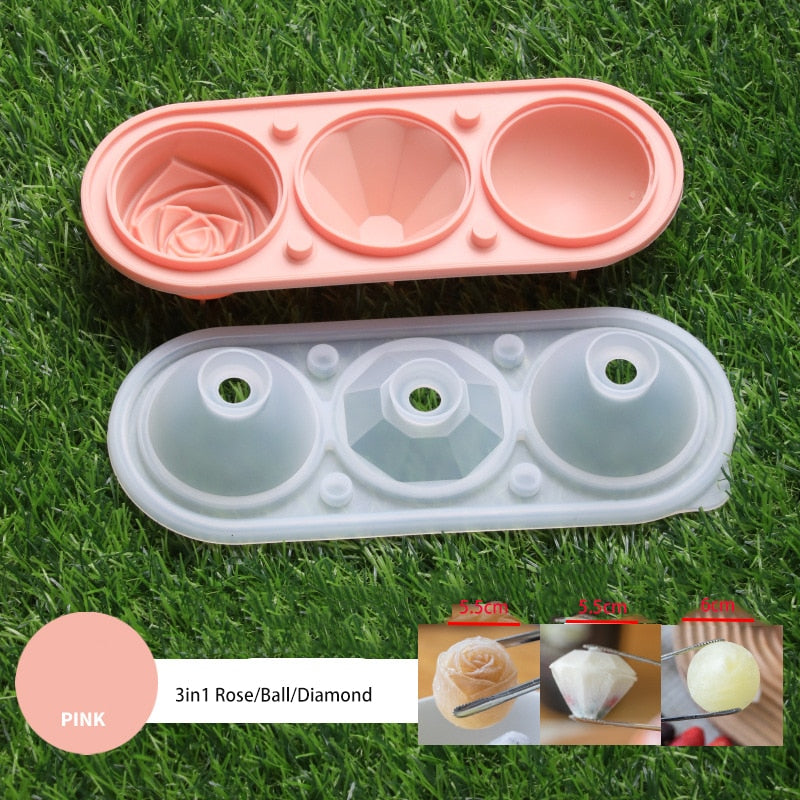 Reusable Sphere Silicone Ice Mold