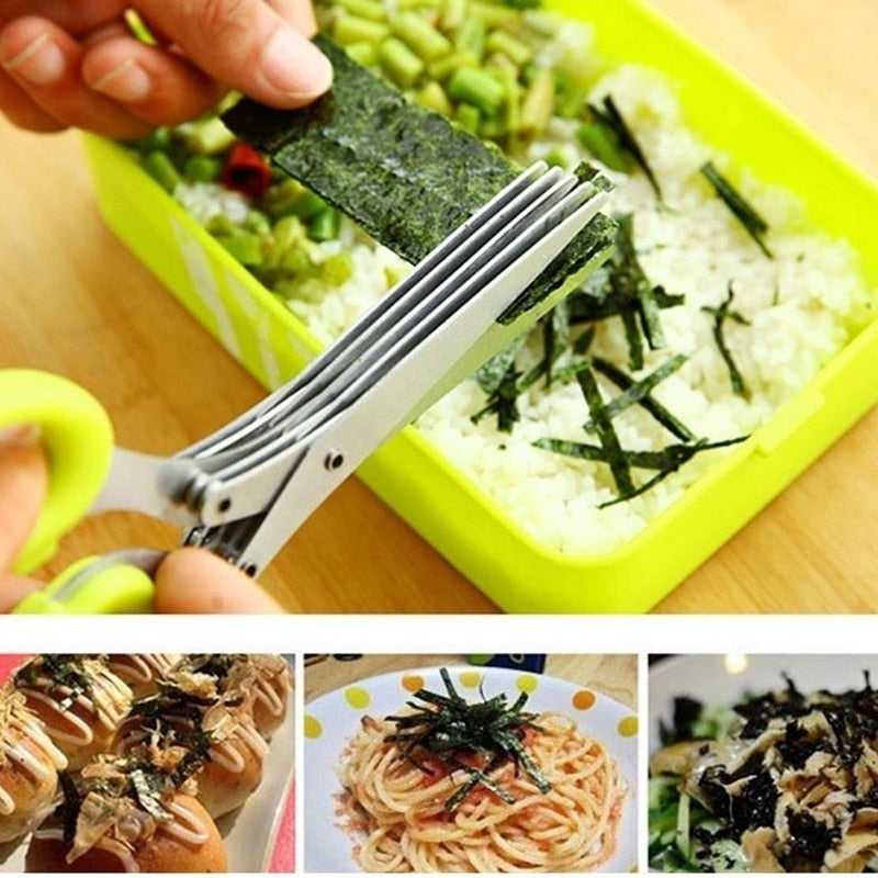 Multifunctional Layered Stainless Steel Scissors