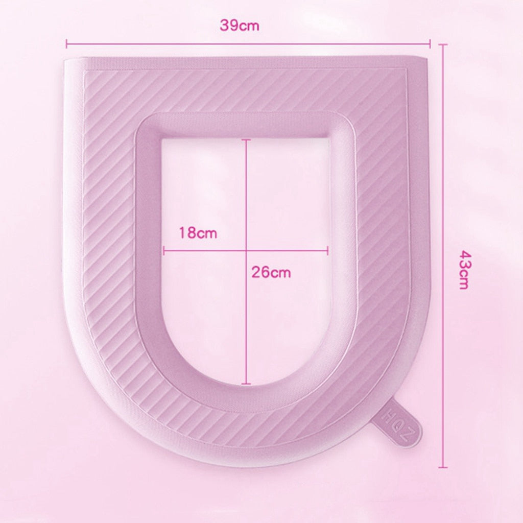Waterpoof Washable Soft Toilet Seat Cover