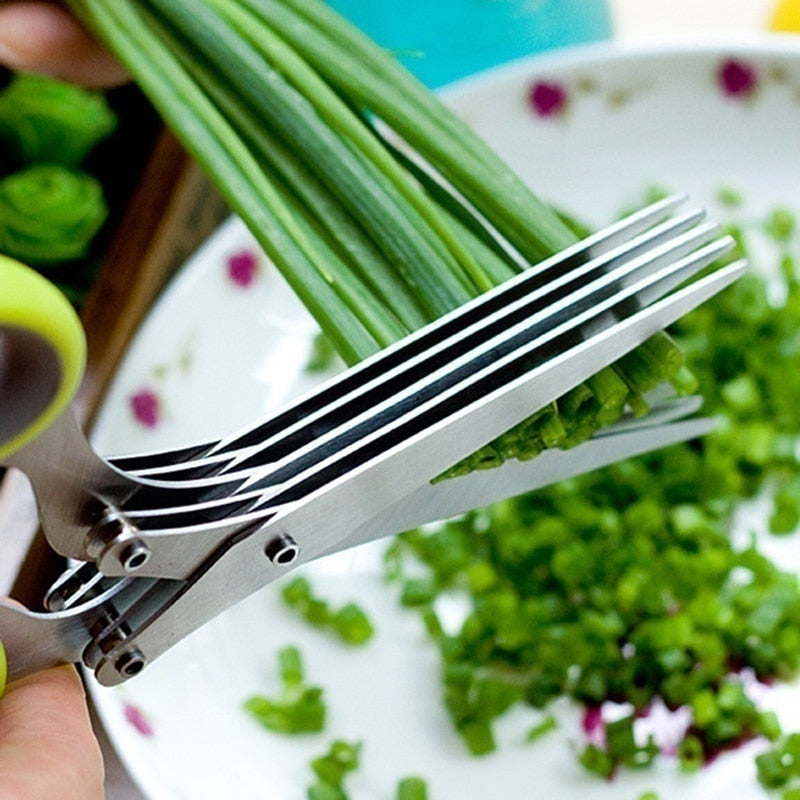 Multifunctional Layered Stainless Steel Scissors