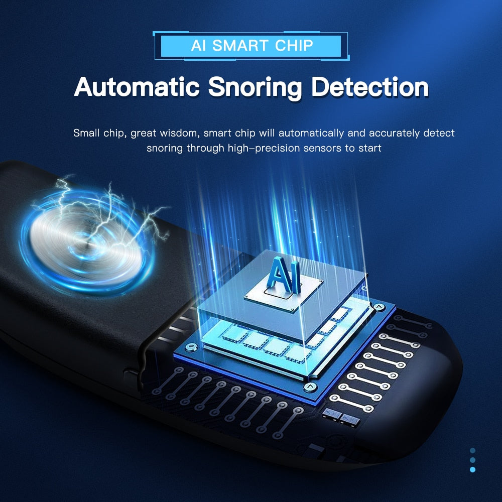 Smart Anti-Snoring Device With EMS Pulse