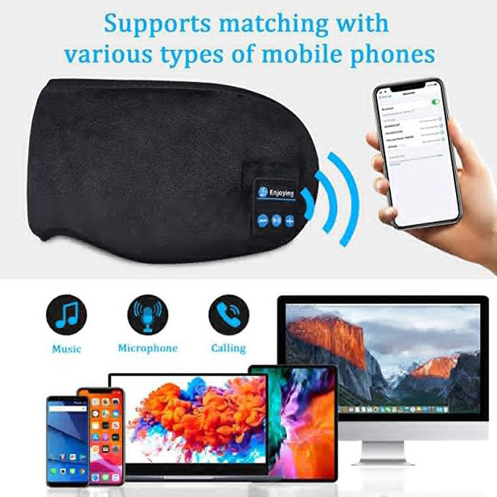 Sleep Eye Mask With Wireless Bluetooth Music