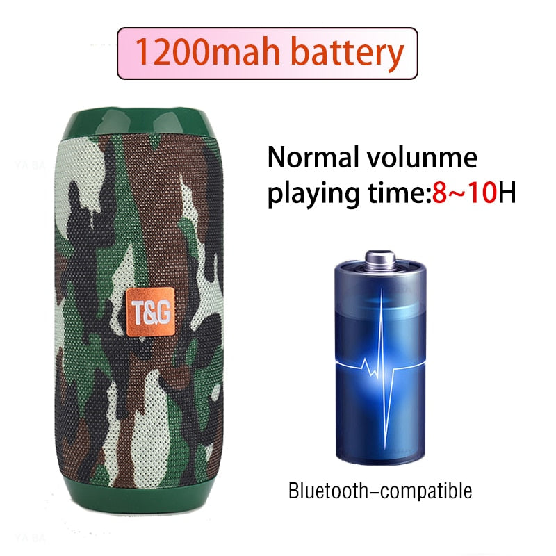 Portable Wireless Waterproof Bluetooth Speaker