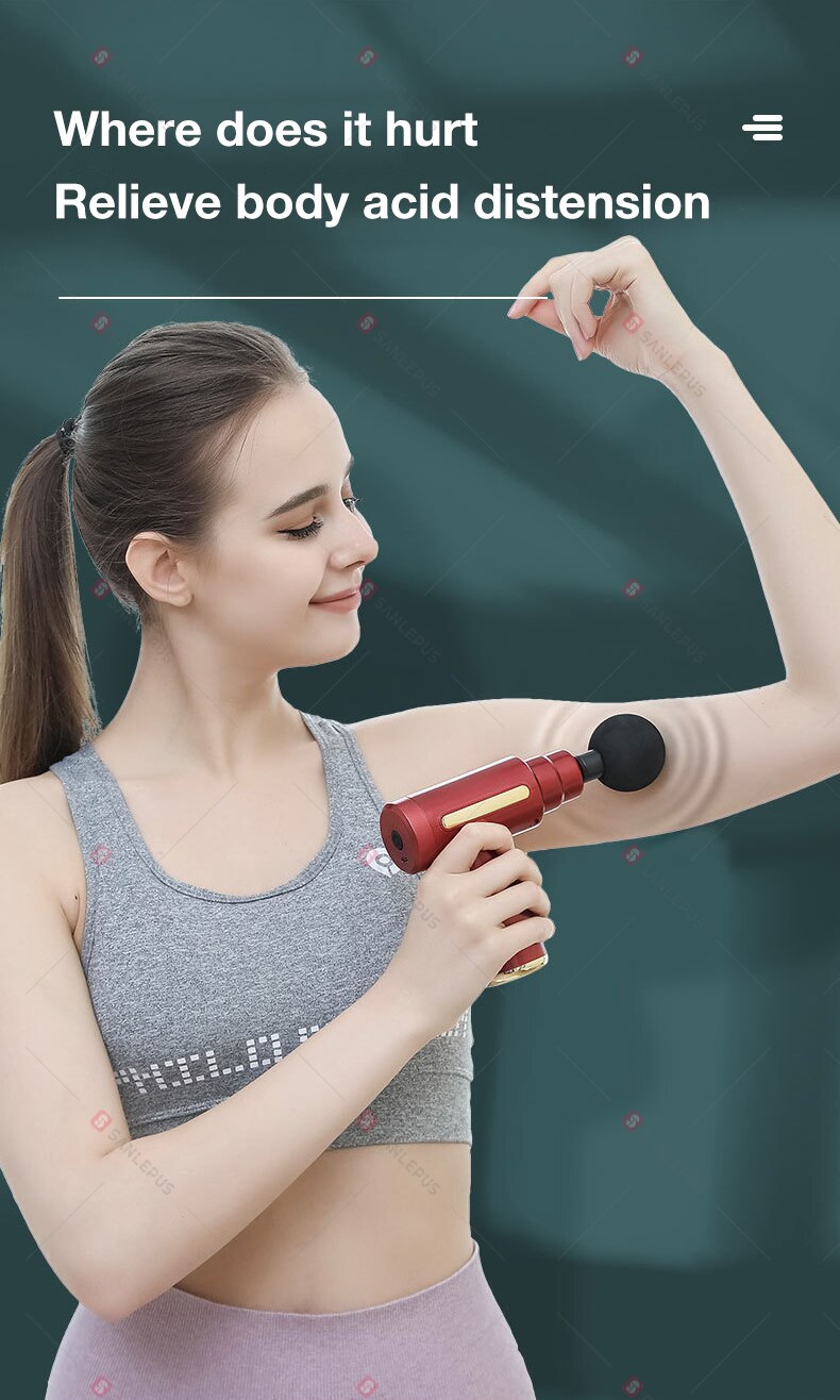 Portable Massage Gun with Attachments