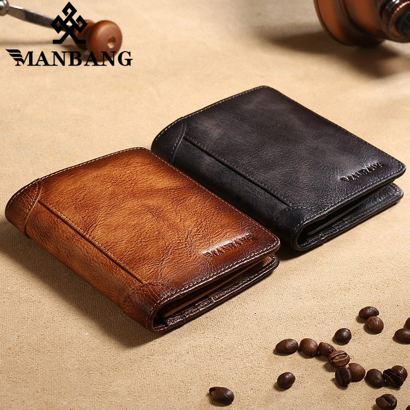 Genuine Leather Men's Wallet