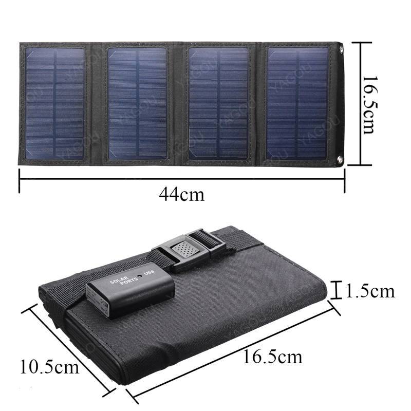 60W Outdoor Sunpowered Foldable Solar Panel
