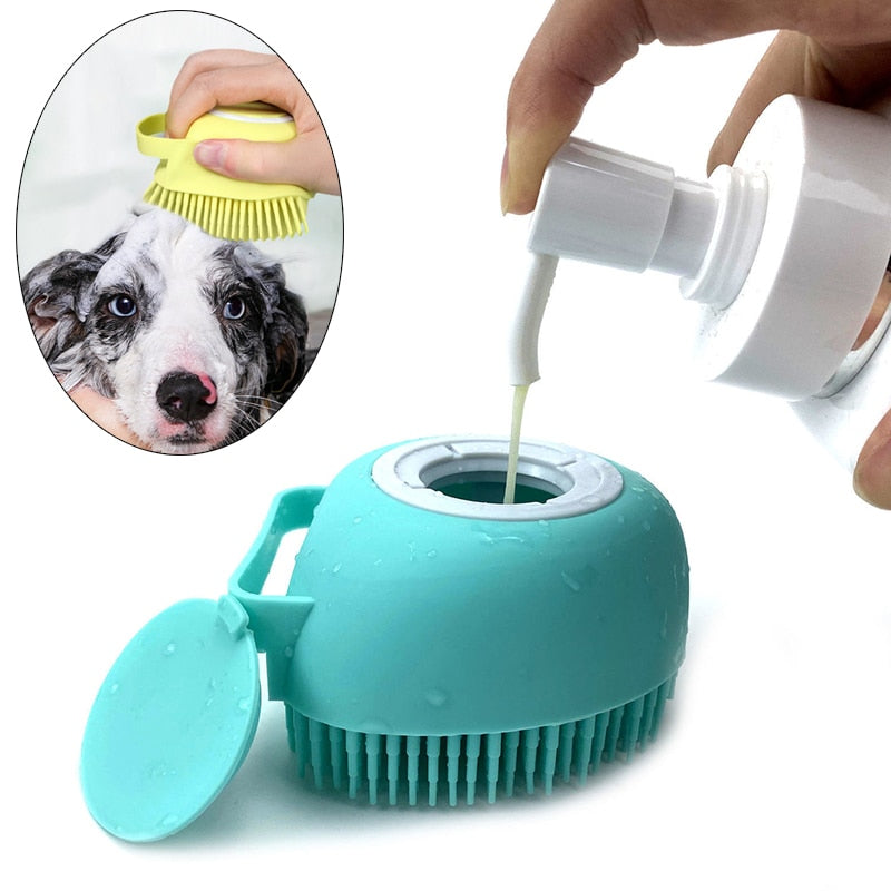 Dog/Cat Bath Massage Brush For Bath Time