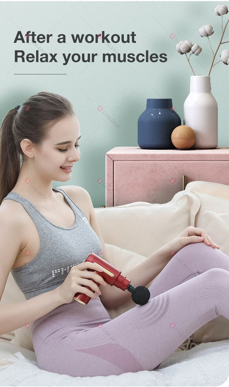 Portable Massage Gun with Attachments
