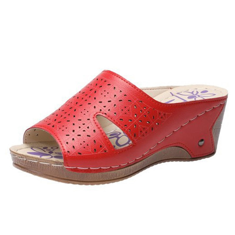 Women's Slip On Wedge Sandal
