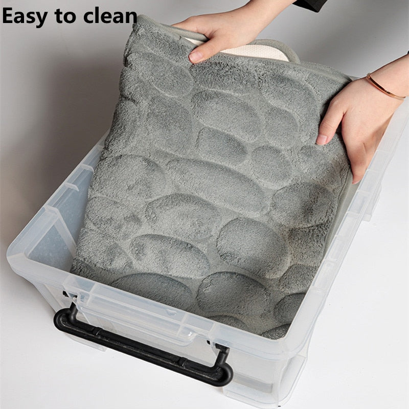 Set of 3 Bathroom Bath Mats