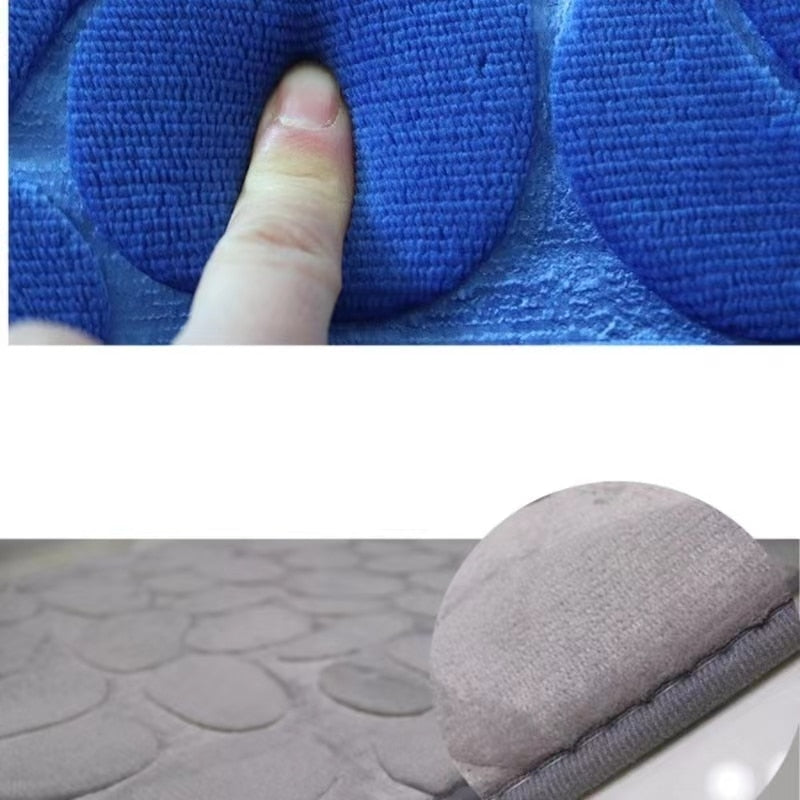 Set of 3 Bathroom Bath Mats