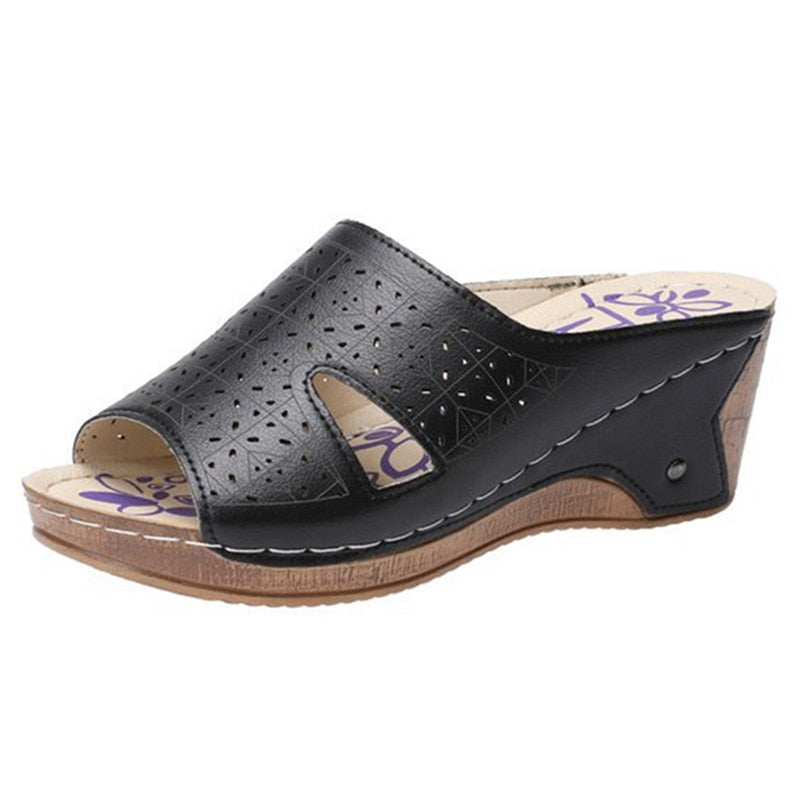 Women's Slip On Wedge Sandal