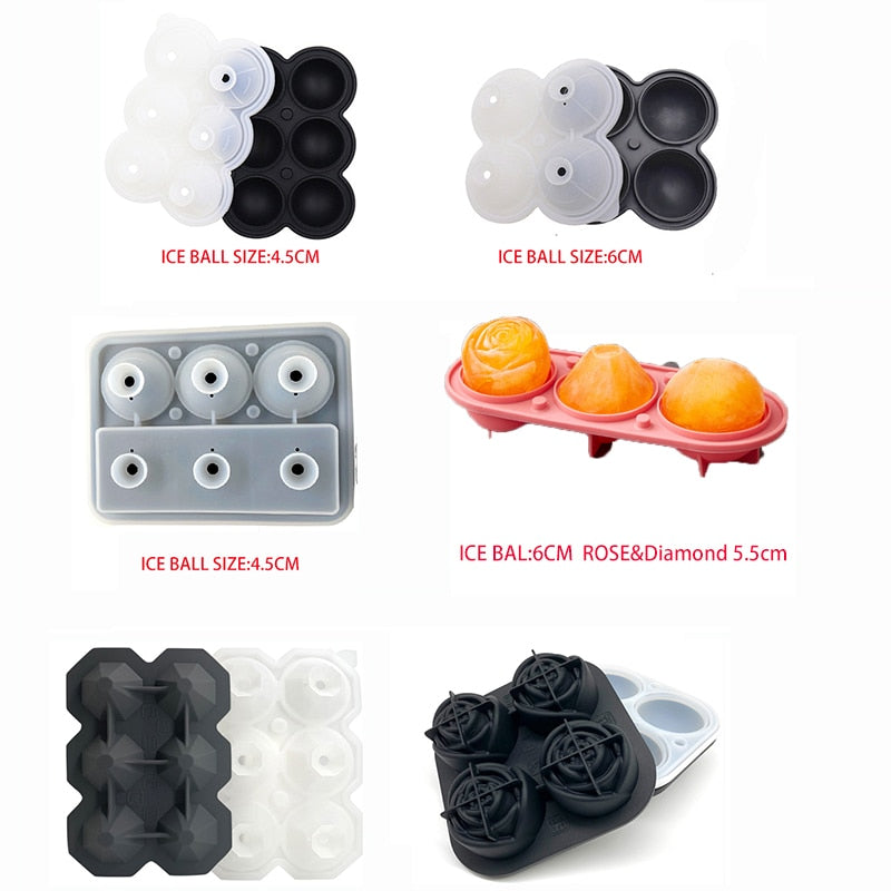Reusable Sphere Silicone Ice Mold
