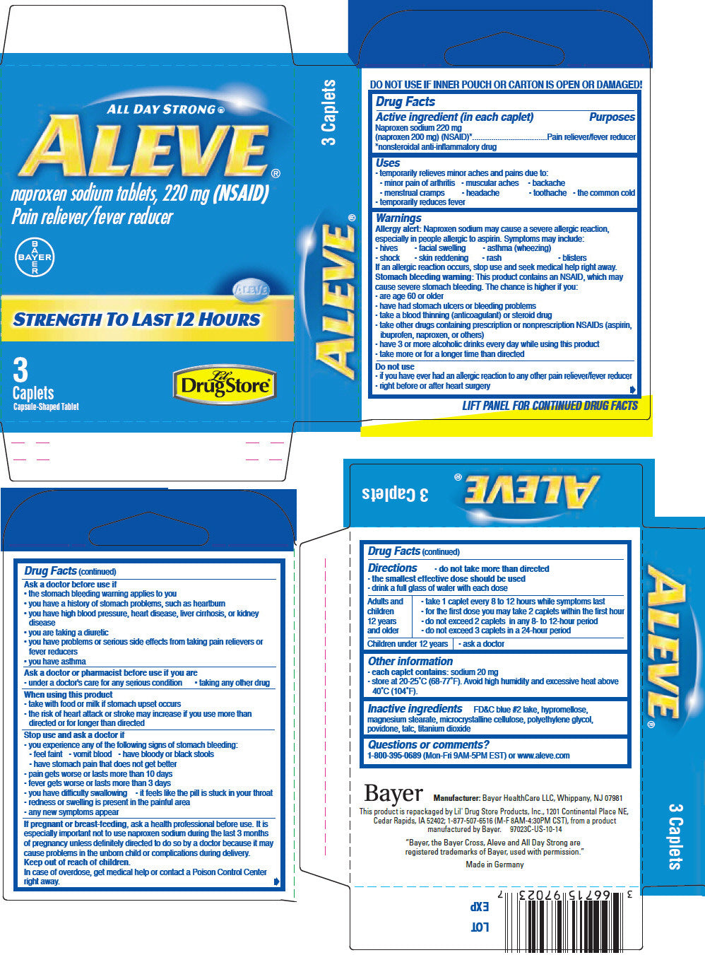 Aleve Travel Pack