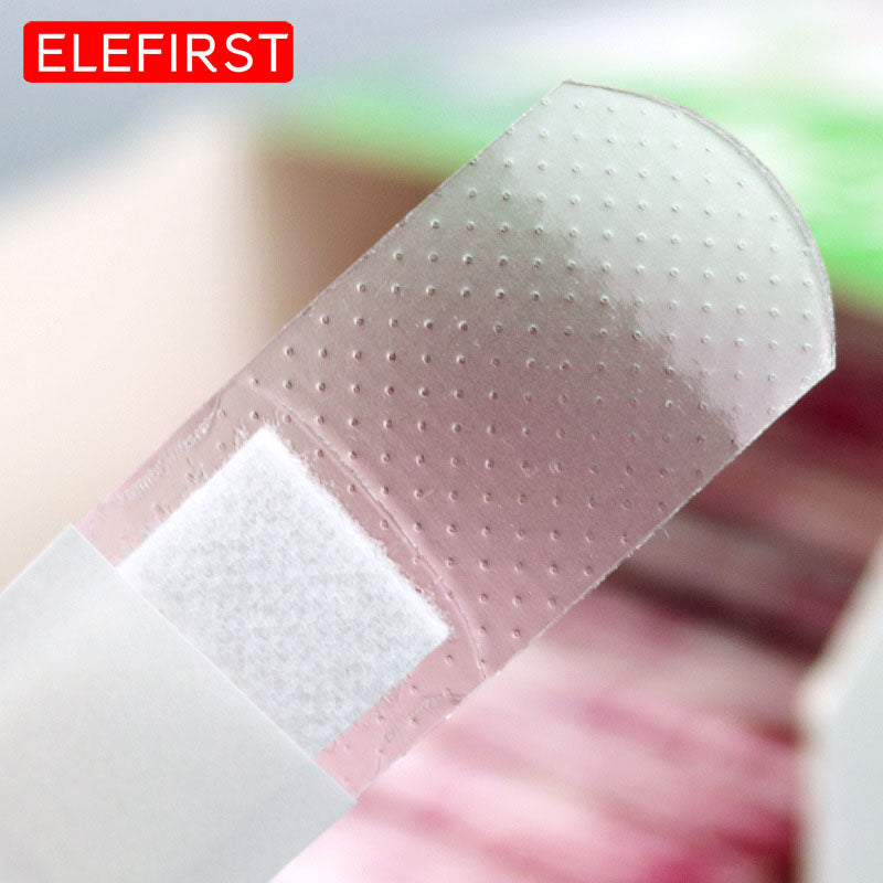 100Pcs/Pack Transparent Anti-Bacteria Bandages