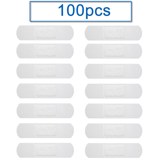 100Pcs/Pack Transparent Anti-Bacteria Bandages