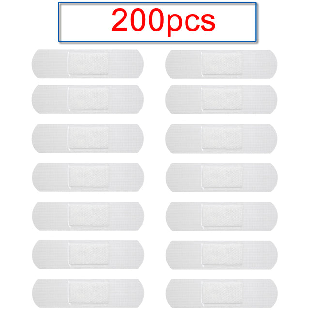 100Pcs/Pack Transparent Anti-Bacteria Bandages