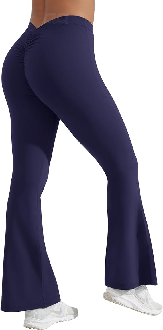 Scrunch Flare V Back Leggings