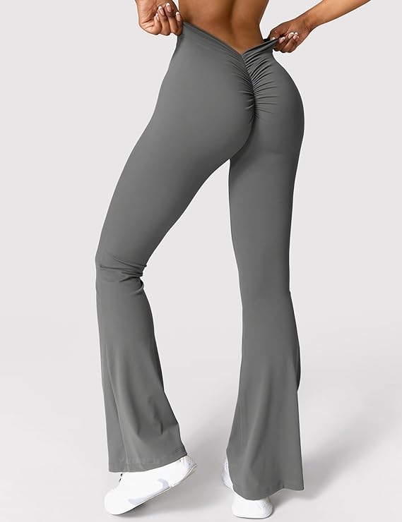 Scrunch Flare V Back Leggings