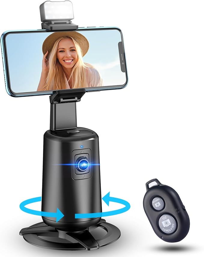 360° Rotating Auto Tracking Phone Stand