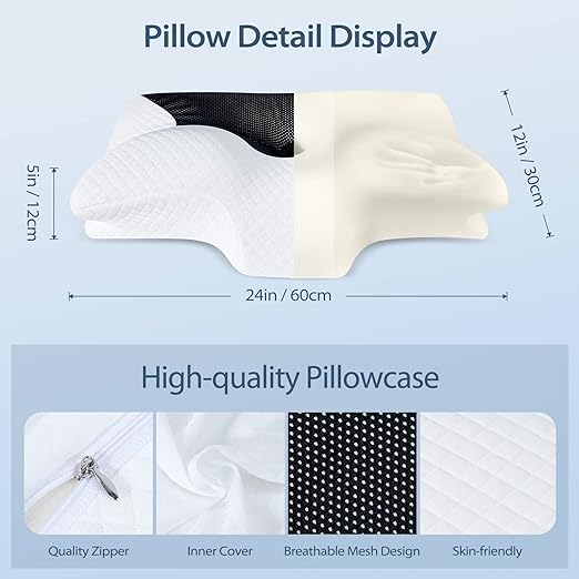 Cervical Contour Memory Foam Pillow