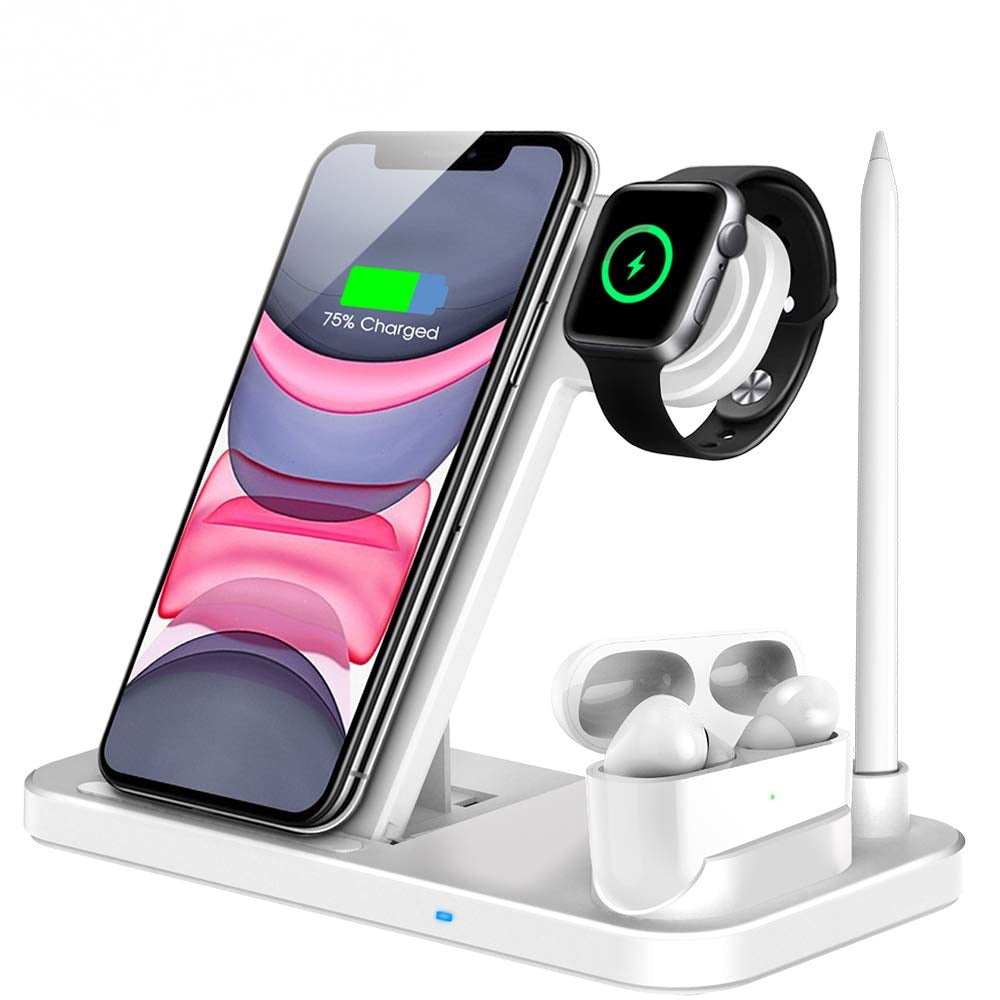 Wireless Charger Stand For iPhone, Apple Watch, Airpods Pros & Pen