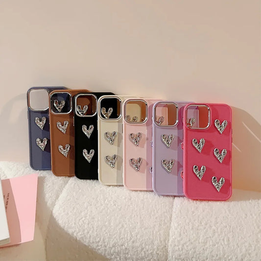 3D Heart Iphone Case