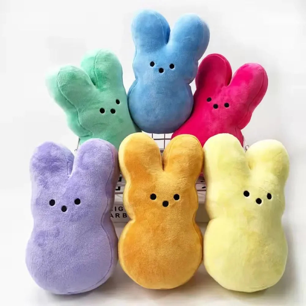 6 Pcs Easter Bunny Stuffed Animals