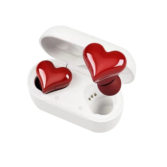 Heart Shaped Bluetooth Earbuds