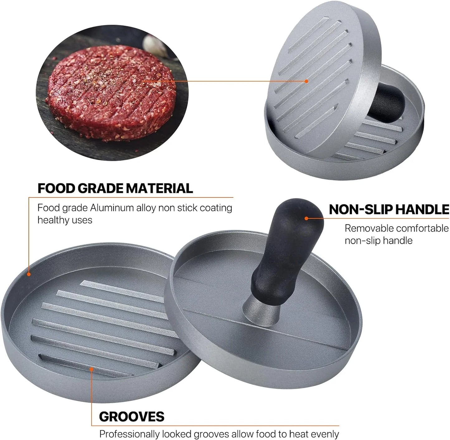 Non-Stick Hamburger Patty Maker