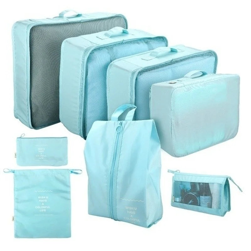 8 Piece Luggage Packing Cubes