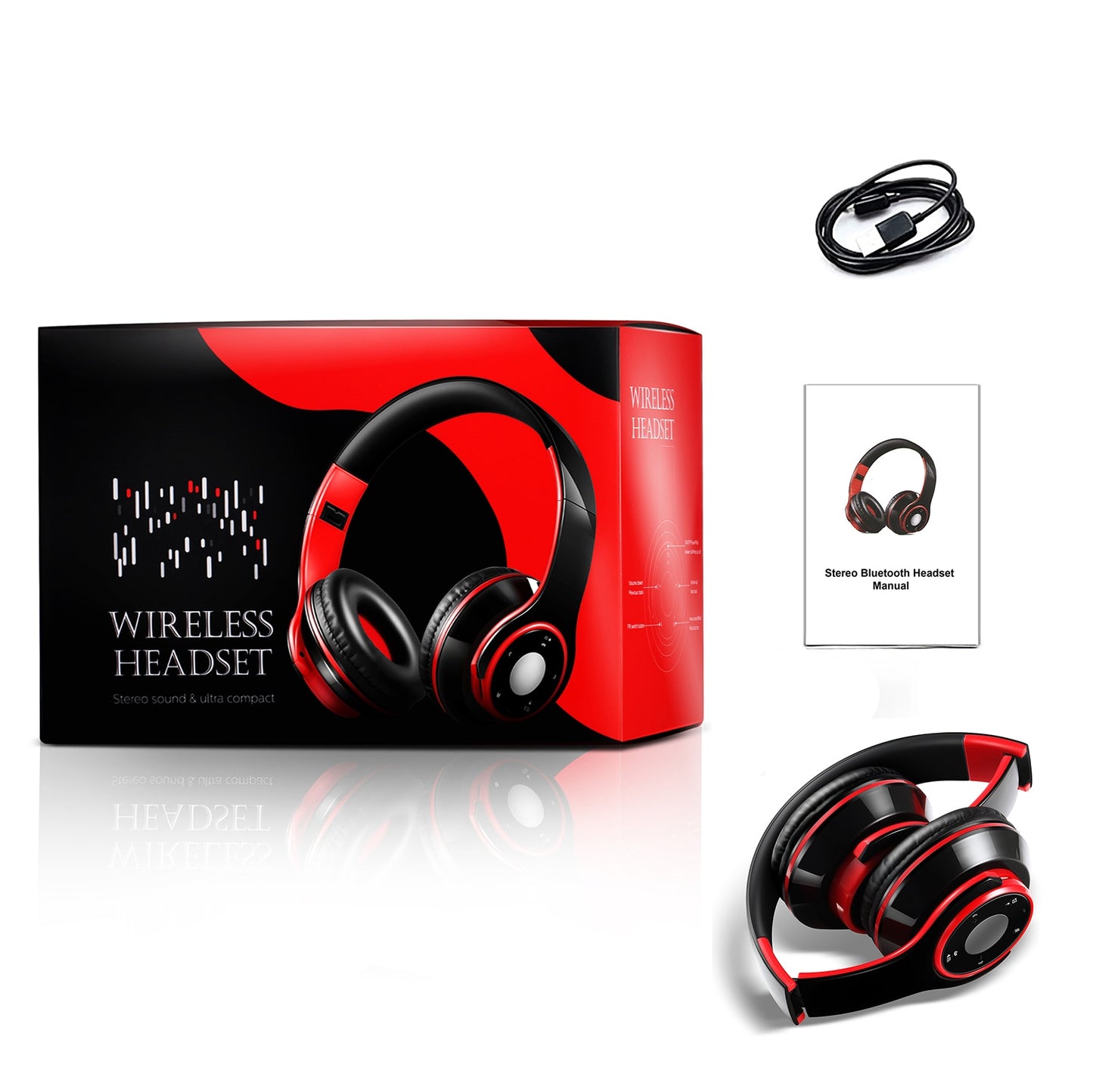 Wireless Headset Bluetooth Headphones